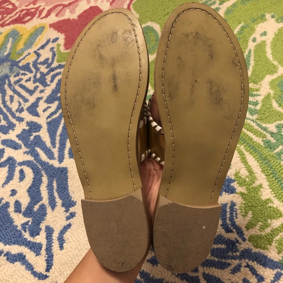 Custom Gold Monogram Jack Rogers Sandals - Picture 2 of 4